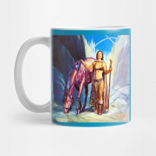 Warrior Woman with Horse Mug